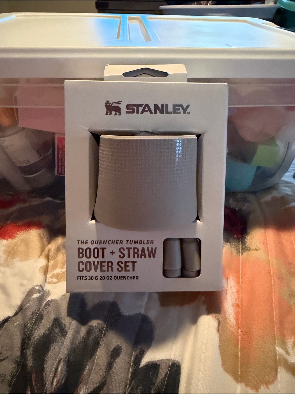 NIB Stanley Boot + Straw Cover Set